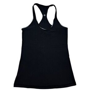 Lululemon Womens Tank Top Black Racerback Size 6 Estimate Athletic Yoga Gym